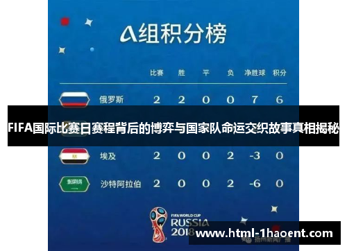 FIFA国际比赛日赛程背后的博弈与国家队命运交织故事真相揭秘